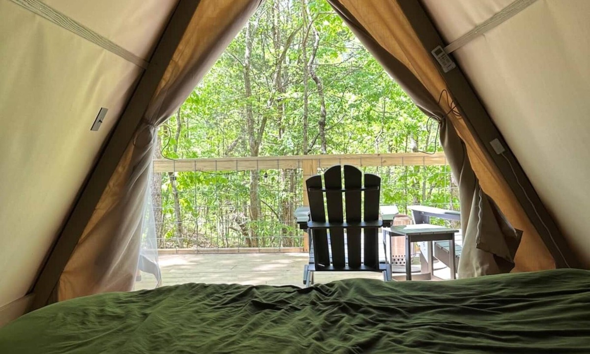 Talladega Cabin | G-3 Glamp in Bohamia - 268 Acre Forest Retreat