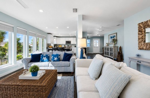 St. George Island House | Blues Dock Of The Bay- Canal Front, Pet Friendly, Private Pool, Hot Tub!