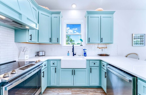 St. George Island House | Brand New Private Heated Pool at Driftwood Dream! Golf Cart Included!
