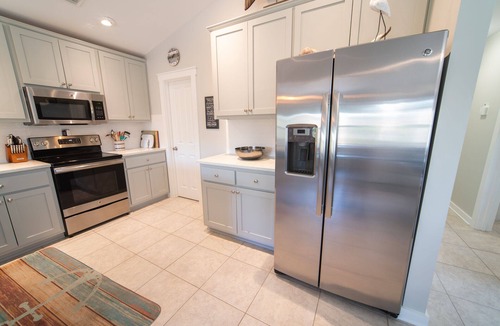 St. George Island House | Don't Worry Beach Happy w/Golf Cart, Private Pool, Dogs OK