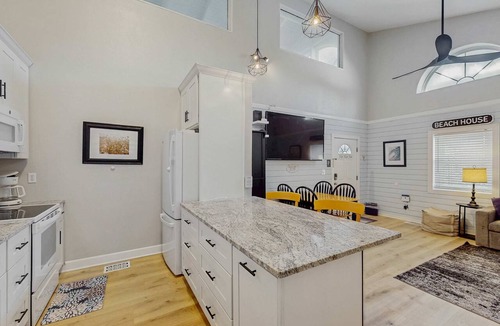 St. George Island Condo | Great, dog-friendly home with Gulf views, shared pool, just steps from the Gulf