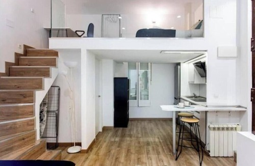 Embajadores Apartment | Industrial-style duplex apartment