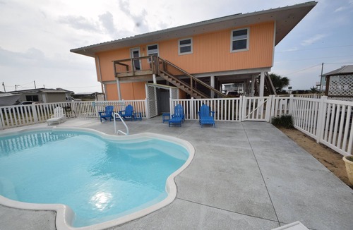 St. George Island House | Summer Sale! Steps to Beach, Amazing View! Pool, Game room, Hot-tub!