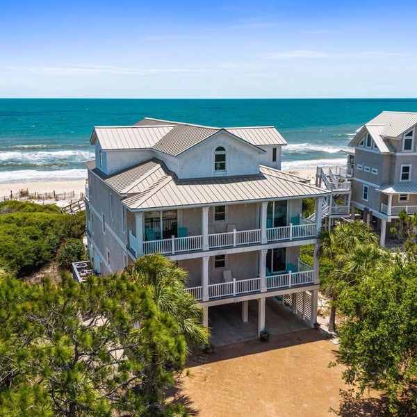 Salt Life: Expansive Beach Front Home, Private Pool, Pet Friendly