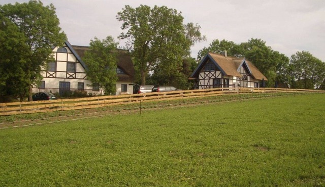 5 * half-timbered complex with 4 country houses dreamily exclusive, each with sauna and fireplace in Dargen