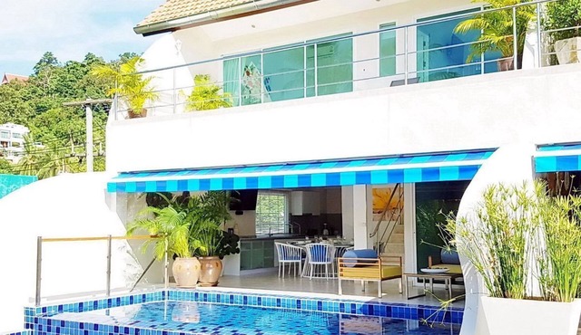 Beachside 3-Bedroom Townhouse w/Private Pool at 70 Meters from Beach in จ.สุราษฎร์ธานี