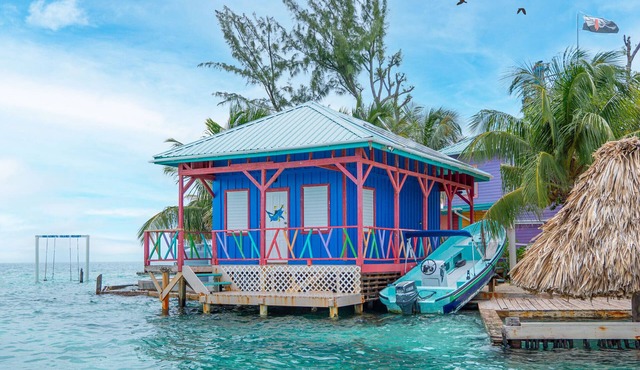 Blue Marlin Overwater Cabana with Sunset Views Belize in Placencia