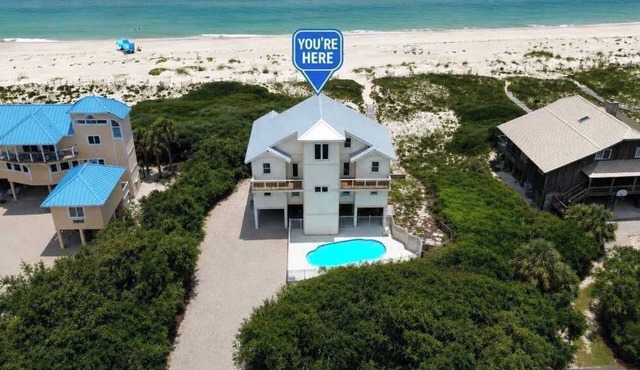 Gulf-Front,Pool, Hot Tub, 5 Kings
