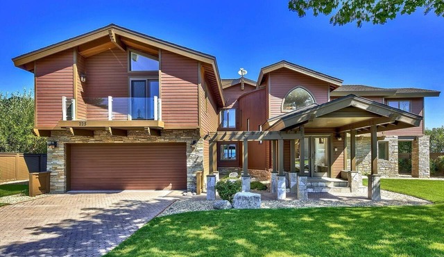 Lakefront Tahoe Keys Home with 100 ft of Private Sandy Beach in South Lake Tahoe