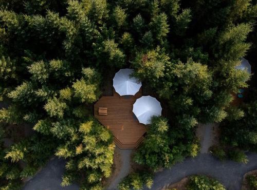 Large and Spacious Double Bell Tents Great for Families in Carson, Washington in Carson