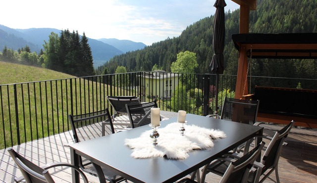 Large apartment Skyview in Carinthia with panoramic views for the whole family in Patergassen