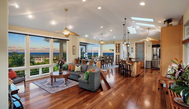 Luxe Oceanview Getaway with Heated Pool & Epic Sunrise- As Seen on TV in Koloa