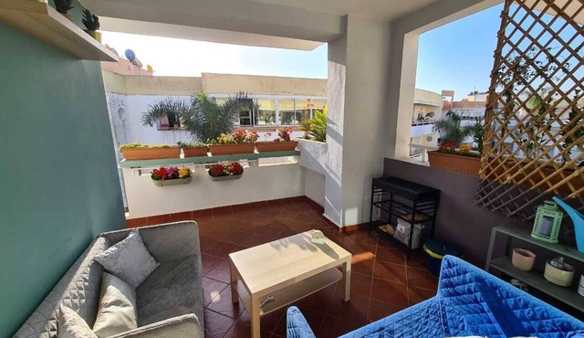 Magnificent apartment with terrace and pool view in El Mansouria