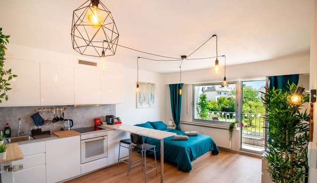 Modern Style Studio w/ Balcony + Smart TV. Business / Leisure. in Luxembourg