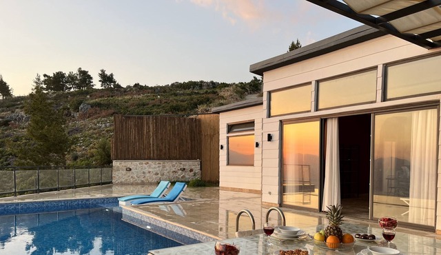 Sea View Villa with Pool in Kas - AWZ 119 in Antalya