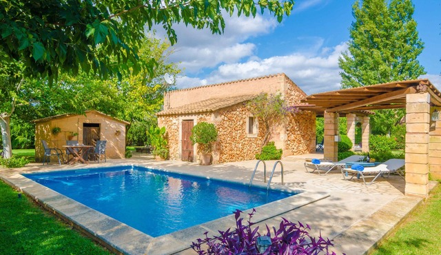 SES TENDES - Villa with private pool and beautiful garden. Free WIFI in Algaida