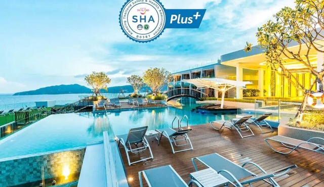 (SHA+)Deluxe Double or Twin room with Seaview in Tambon Patong