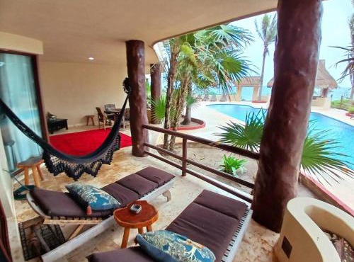 Villa 301, Ground floor, Oceanfront! in Mahahual