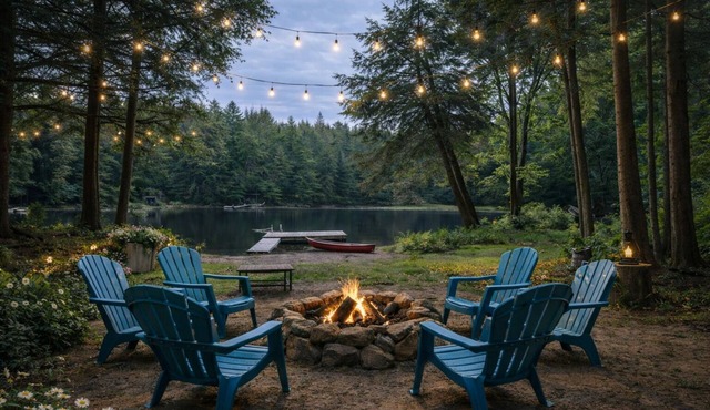 Waterfront Muskoka Cottage | Hot Tub, Fire Pit, BBQ and Canoes in Bracebridge
