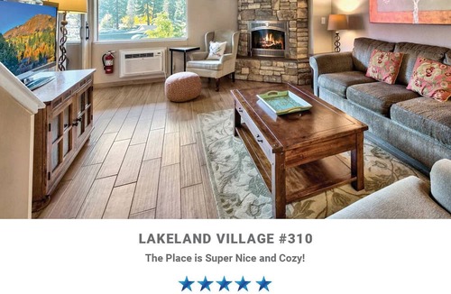 South Lake Tahoe Condo | Lakeland Village #310 Modern 1 bedroom+loft