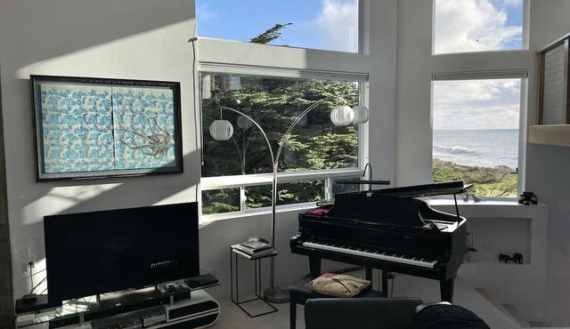 Contemporary and spacious, amazing white water views. in Sea Ranch